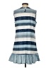 Shein Stripes Blue Casual Dress Size S - photo 2