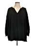 Maurices 100% Polyester Black 3/4 Sleeve Blouse Size 1X - photo 1