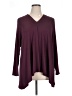 Chico's Burgundy Long Sleeve Blouse Size Lg (2) - photo 1