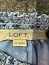 Ann Taylor LOFT Paisley Blue Short Sleeve Blouse Size M - photo 7