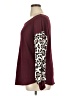 Bibi Animal Print Burgundy Pullover Sweater Size XL - photo 5
