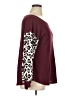Bibi Animal Print Burgundy Pullover Sweater Size XL - photo 4
