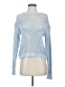 Hooked Up Blue Pullover Sweater Size S - photo 1