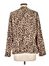 MAX 100% Polyester Animal Print Tan Blazer Size UK 14 / US 10 - photo 2