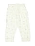 Zero 100% Cotton Hearts Ivory Casual Pants Size 12-18 mo - photo 1