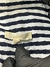 Mystree Stripes White Blazer Size L - photo 6