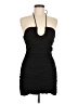 Zara 100% Polyester Solid Black Cocktail Dress Size M - photo 1