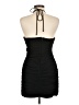 Zara 100% Polyester Solid Black Cocktail Dress Size M - photo 2