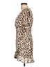 Sweet Pot 100% Polyester Animal Print Tan Cocktail Dress Size 10 - photo 5