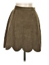Soprano Solid Brown Casual Skirt Size S - photo 2