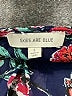 Skies Are Blue 100% Polyester Blue Short Sleeve Blouse Size L - photo 7