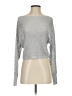 Express Metallic Silver Pullover Sweater Size S - photo 1