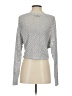 Express Metallic Silver Pullover Sweater Size S - photo 2