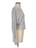Express Metallic Silver Pullover Sweater Size S - photo 4