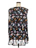 Terra & Sky 100% Polyester Black Sleeveless Blouse Size 3X - photo 2