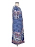 Antonio Melani Print Blue Casual Dress Size 4 - photo 4