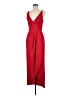 Aqua 100% Polyester Red Cocktail Dress Size 6 - photo 1