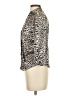 Vertigo Paris Animal Print Ivory 3/4 Sleeve Blouse Size XS - photo 5
