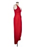 Aqua 100% Polyester Red Cocktail Dress Size 6 - photo 4