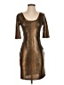 Sienna Metallic Brown Cocktail Dress Size S - photo 1