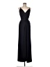 Bari Jay 100% Polyester Black Blue Cocktail Dress Size 8 - photo 1