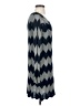 Very J Chevron-herringbone Gray Casual Dress Size S - photo 4