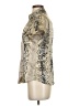Vertigo Paris Animal Print Silver Short Sleeve Blouse Size S - photo 5