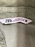 Zara 100% Cotton Green Jacket Size S - photo 6