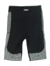 Nylora Checkered-gingham Black Athletic Shorts Size S - photo 2