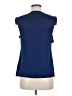 In Add Minus Blue Sleeveless Blouse Size 6 - photo 2