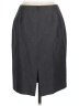 Tahari by ASL Solid Gray Formal Skirt Size 10 (petite) - photo 2