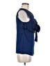 In Add Minus Blue Sleeveless Blouse Size 6 - photo 4