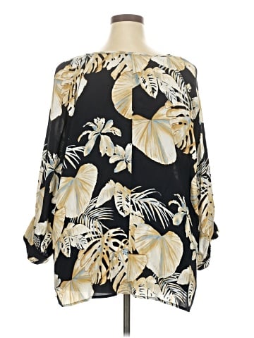 Karen Kane 3/4 Sleeve Blouse (view 2)