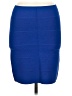 BCBGMAXAZRIA Solid Blue Casual Skirt Size M - photo 1