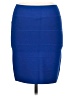 BCBGMAXAZRIA Solid Blue Casual Skirt Size M - photo 2