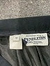 Pendleton 100% Virgin Wool Solid Black Wool Skirt Size 10 - photo 4