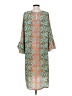 Assorted Brands Paisley Teal Casual Dress Size S - photo 2
