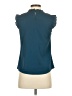 Allegra K 100% Polyester Teal Sleeveless Blouse Size XS - photo 2
