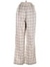 Shein Plaid Ivory Casual Pants Size L - photo 2