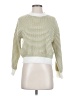 Assorted Brands Color Block Green Pullover Sweater Size S - photo 1