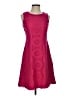 Eliza J 100% Polyester Floral Solid Pink Cocktail Dress Size 0 - photo 1
