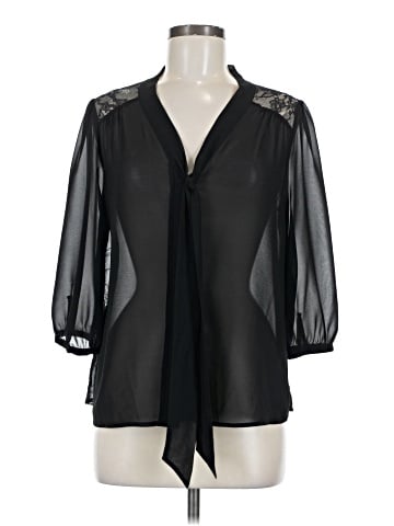 Pins and Needles 3/4 Sleeve Blouse (view 1)