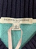 Fairway & Greene Stripes Blue Track Jacket Size S - photo 6