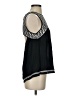 The Impeccable Pig 100% Rayon Black Sleeveless Blouse Size XS - photo 4