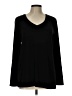 NZT by Nic + Zoe Black Pullover Sweater Size L - photo 1