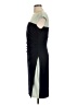 Chaps Color Block Black Cocktail Dress Size L - photo 5