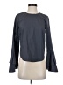Leith Solid Gray Long Sleeve Blouse Size XS - photo 1