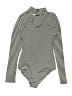 Xhilaration Stripes Black Bodysuit Size M - photo 2
