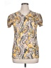 Assorted Brands Paisley Gold Short Sleeve T-Shirt Size L - photo 1