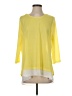 Peter Nygard Yellow 3/4 Sleeve Top Size S - photo 1